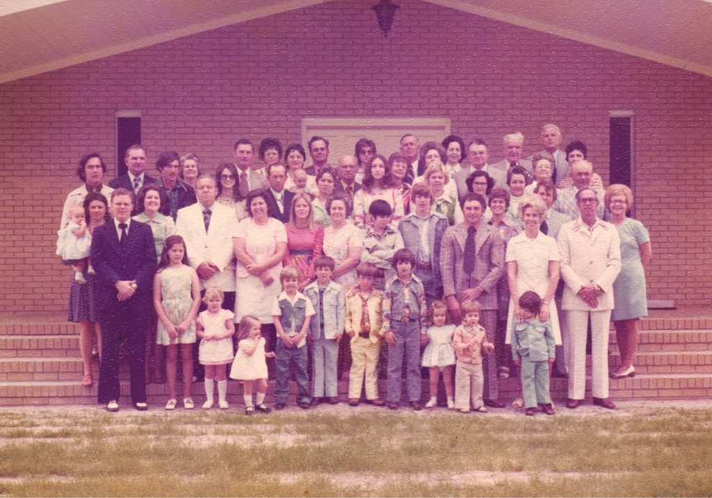 Original Church Family - Photo Taken in 1975